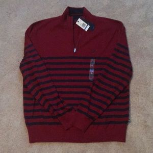 NWT Nautica Half Zip Sweater